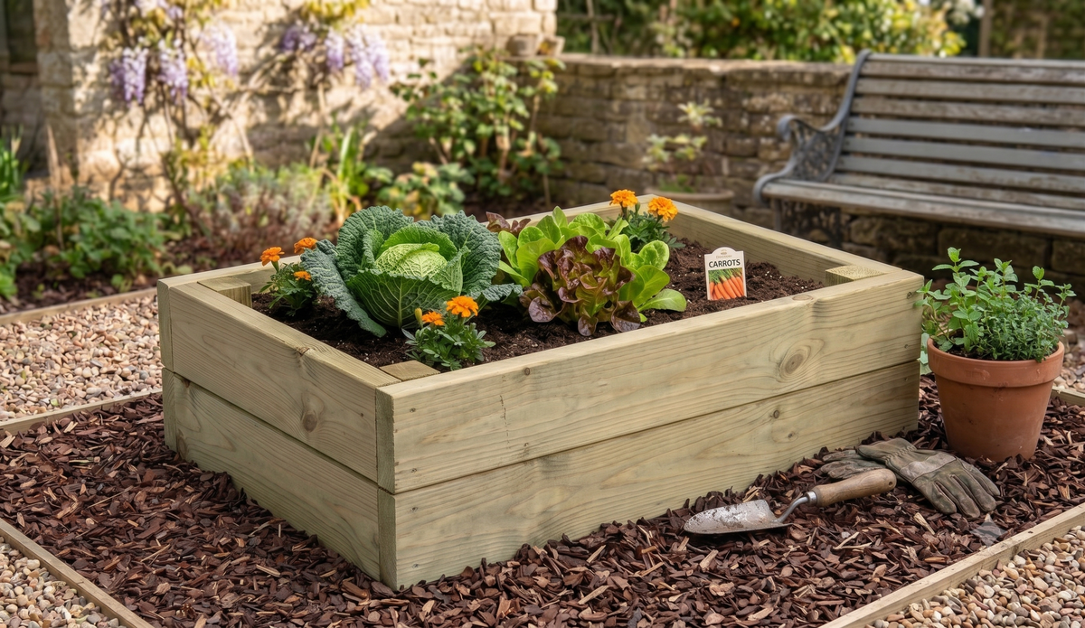 Churnet Valley Heavy Duty Double Layer Raised Bed 120 X 60