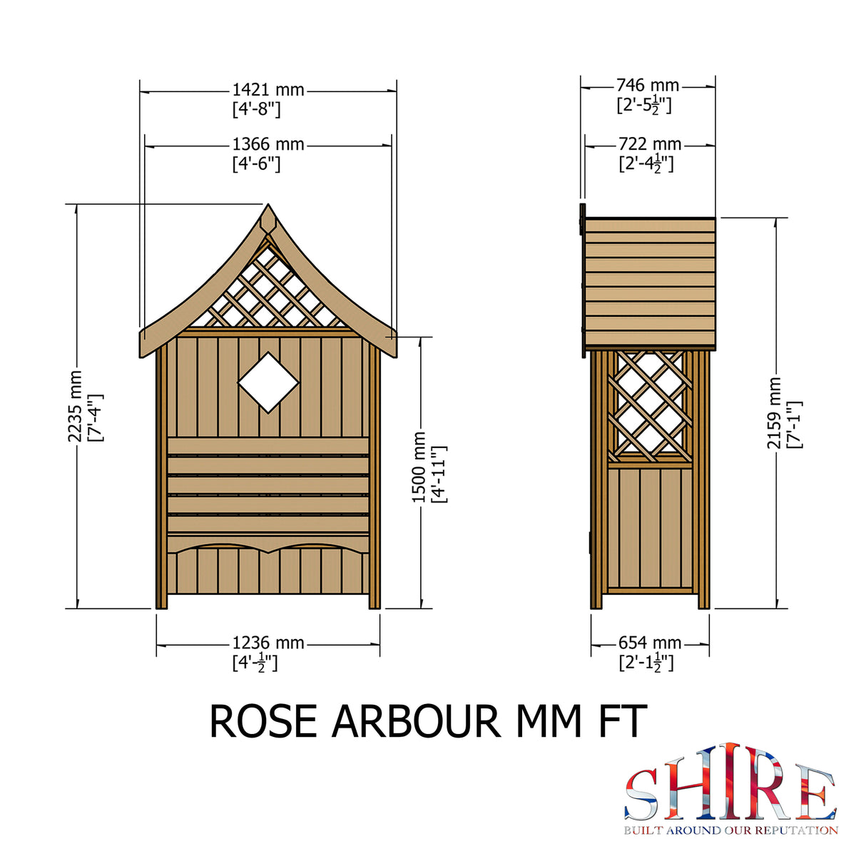 Shire Rose Pressure treated