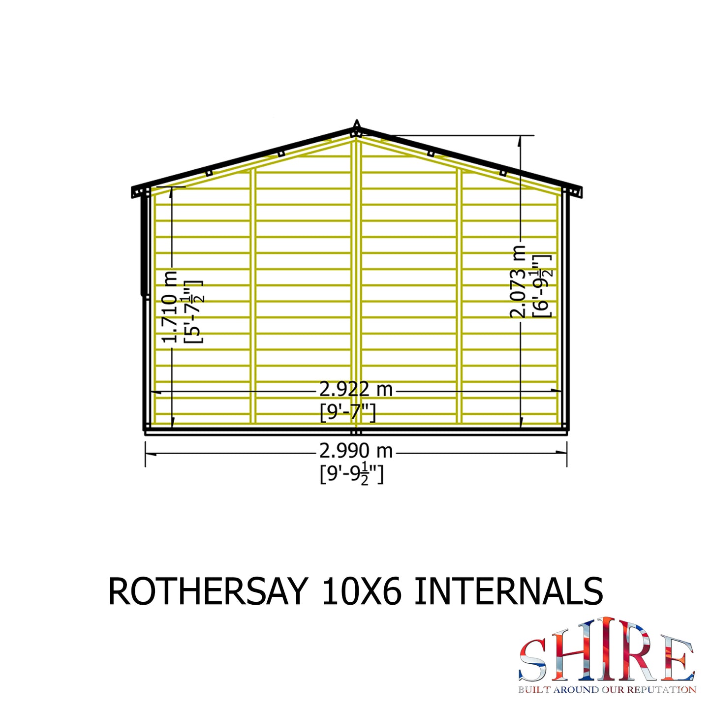 Shire Rothesay 10x6 Shiplap
