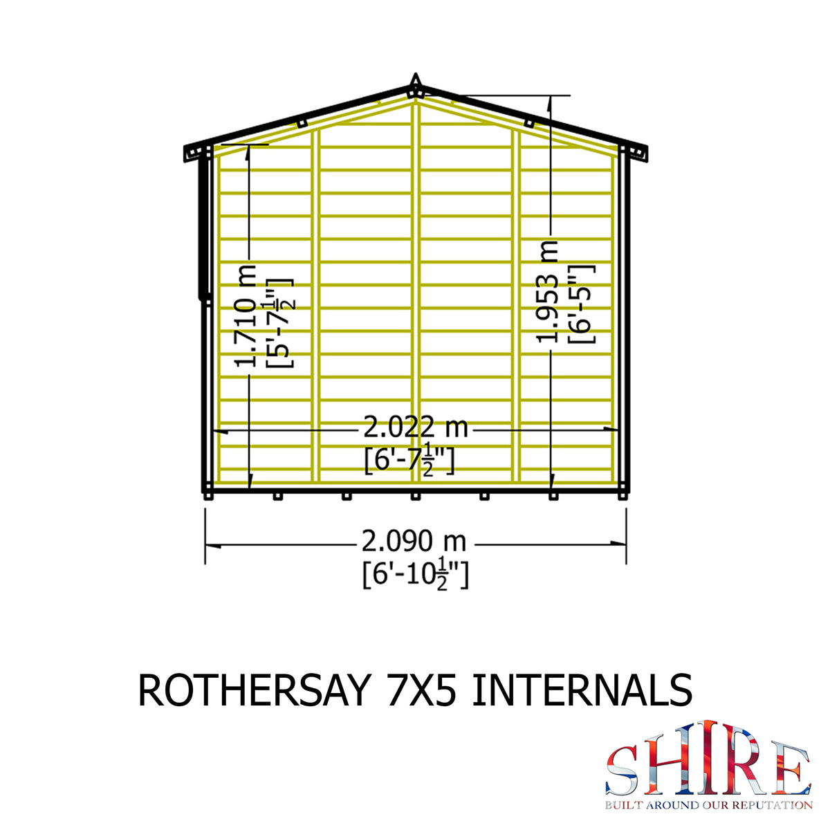 Shire Rothesay 7x5 Loglap