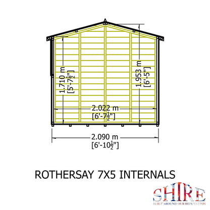 Shire Rothesay 7x5 Loglap