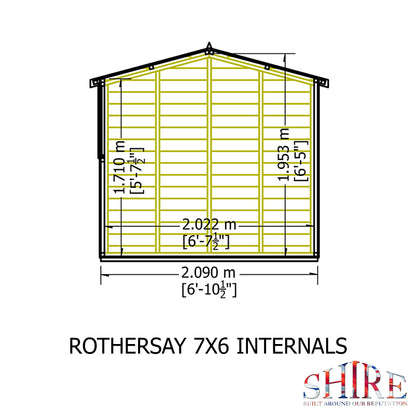 Shire Rothesay 7x6 Shiplap