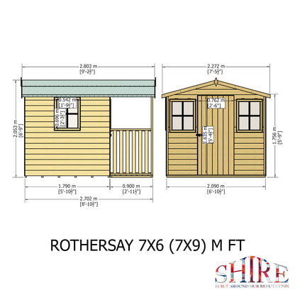 Shire Rothesay 7x9 Shiplap