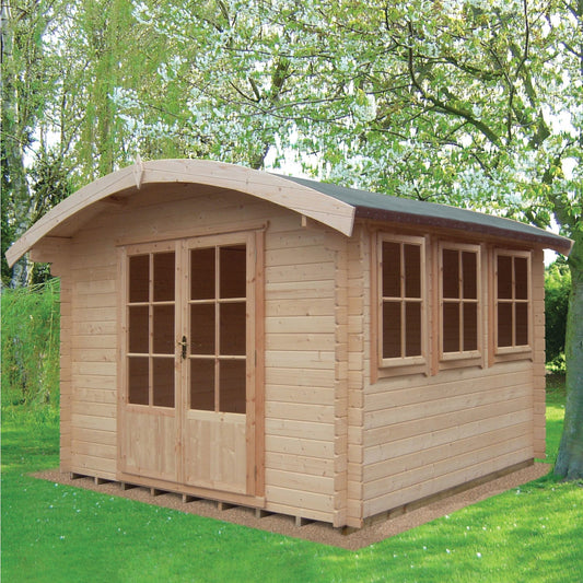 Shire Wykenham 12Gx14 Log Cabin (44mm - 70mm Logs)