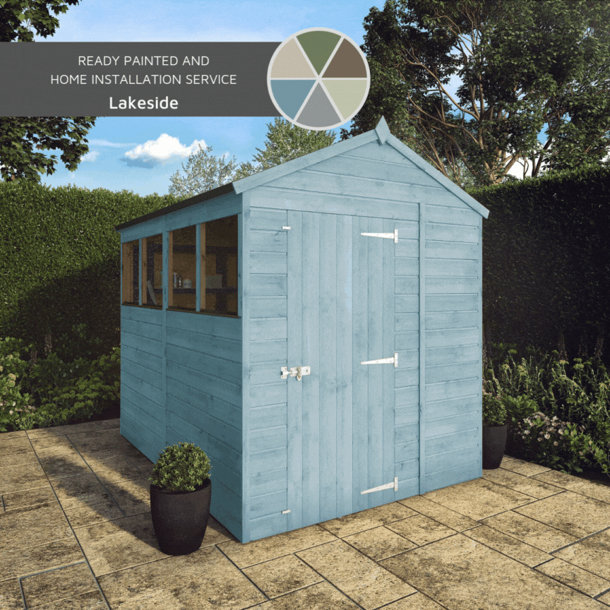 Mercia 8x6 Modular Shiplap Apex