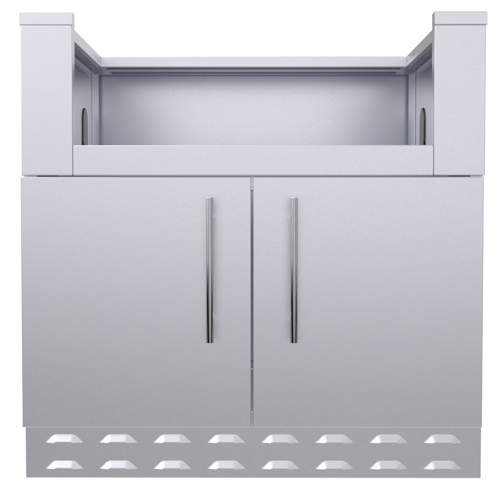 Sunstone 30" Charcoal & Hybrid Gas/Wood Grill Base Cabinet