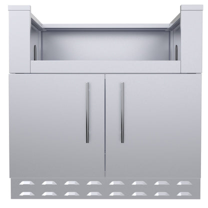Sunstone 30" Charcoal & Hybrid Gas/Wood Grill Base Cabinet