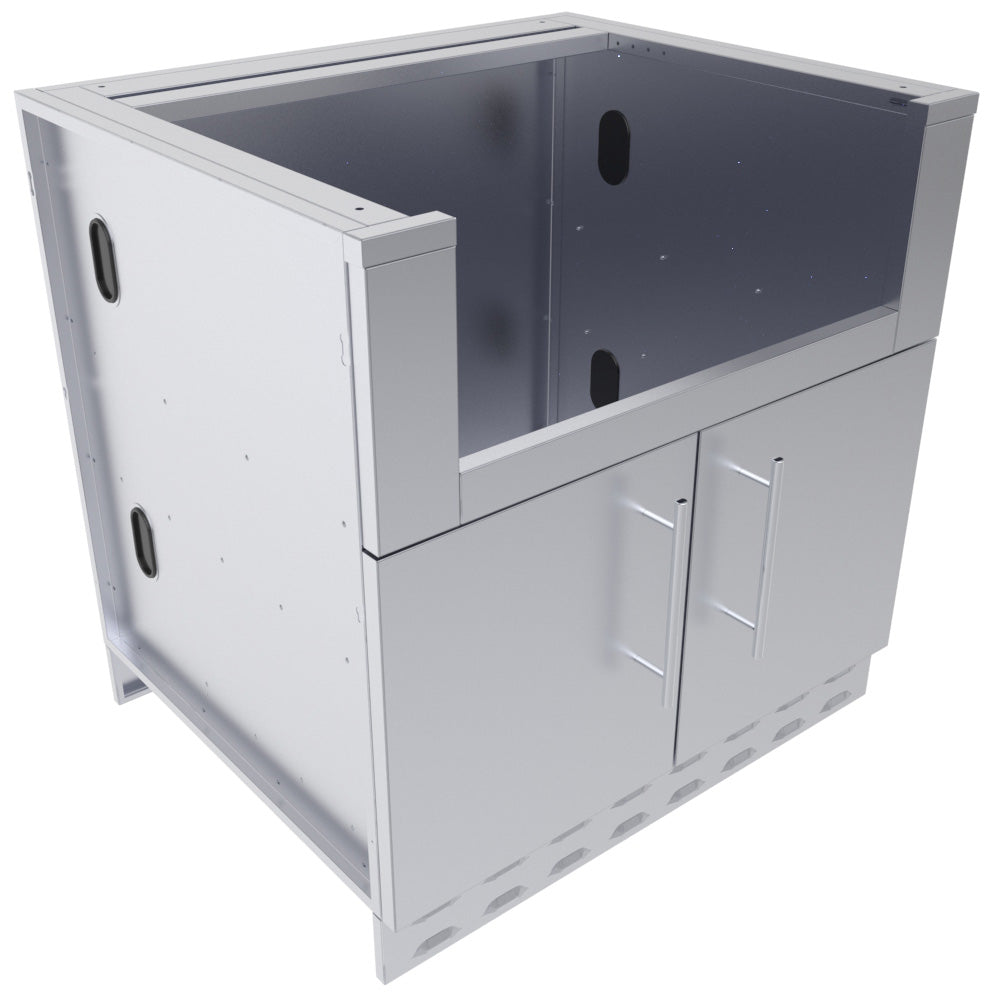 Sunstone 30" Charcoal & Hybrid Gas/Wood Grill Base Cabinet