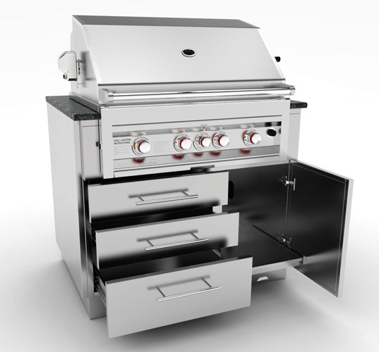 Sunstone 4-Burner Gas Grill Base Cabinet