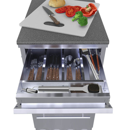 Sunstone Insulated Ice Chest Drawer Cabinet