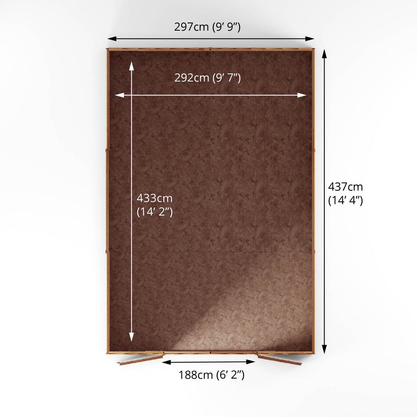 Mercia 15 x 10 Overlap Apex