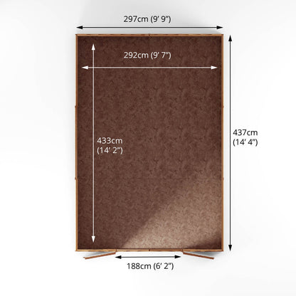 Mercia 15 x 10 Overlap Apex