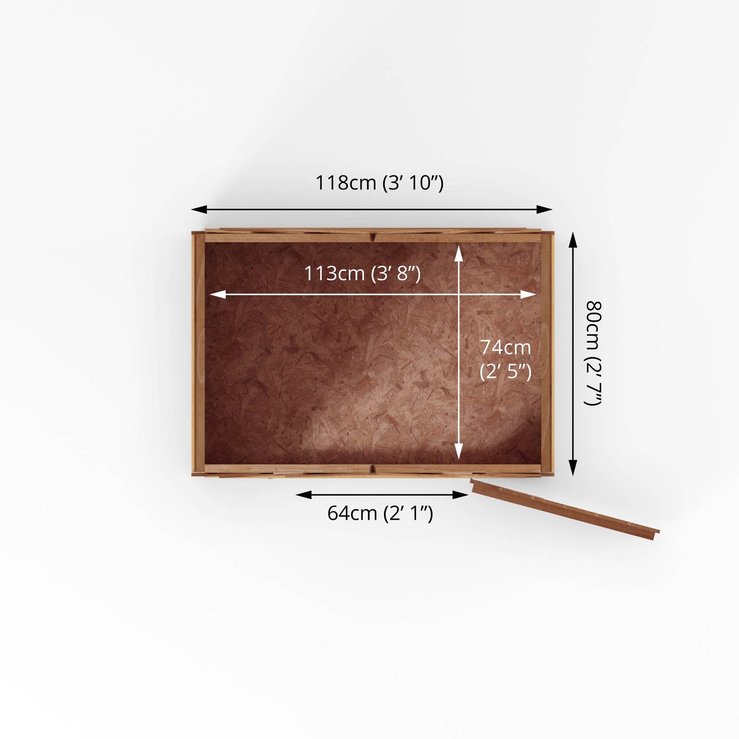 Mercia 3x4 Overlap Apex - Windowless