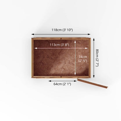 Mercia 3x4 Overlap Apex - Windowless