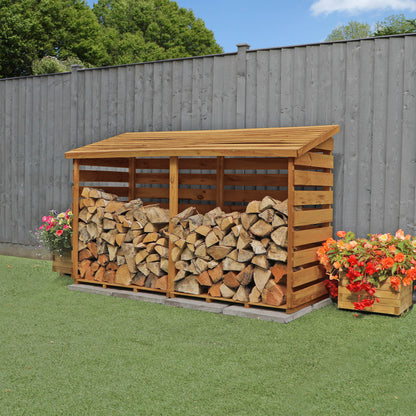 Mercia Pressure Treated Double Log Store