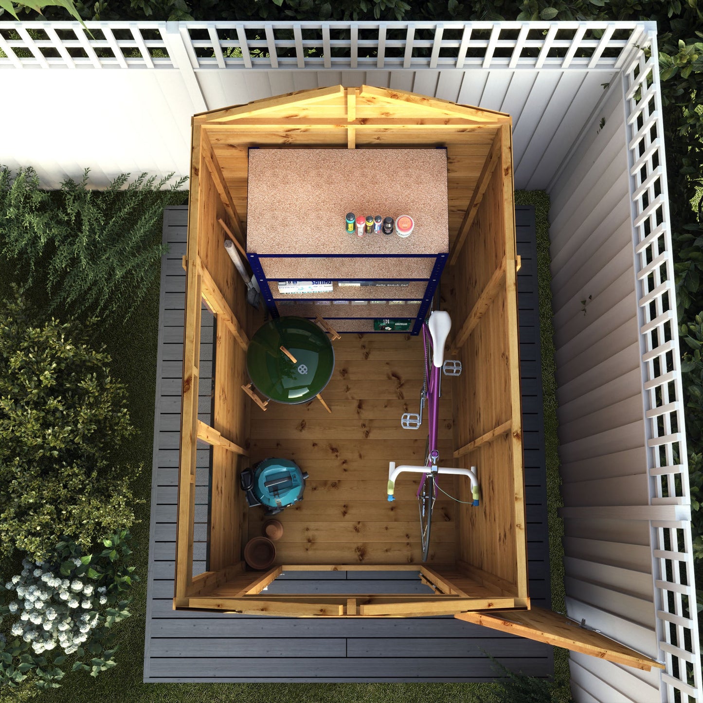 Mercia 6x4 Modular Shiplap Apex