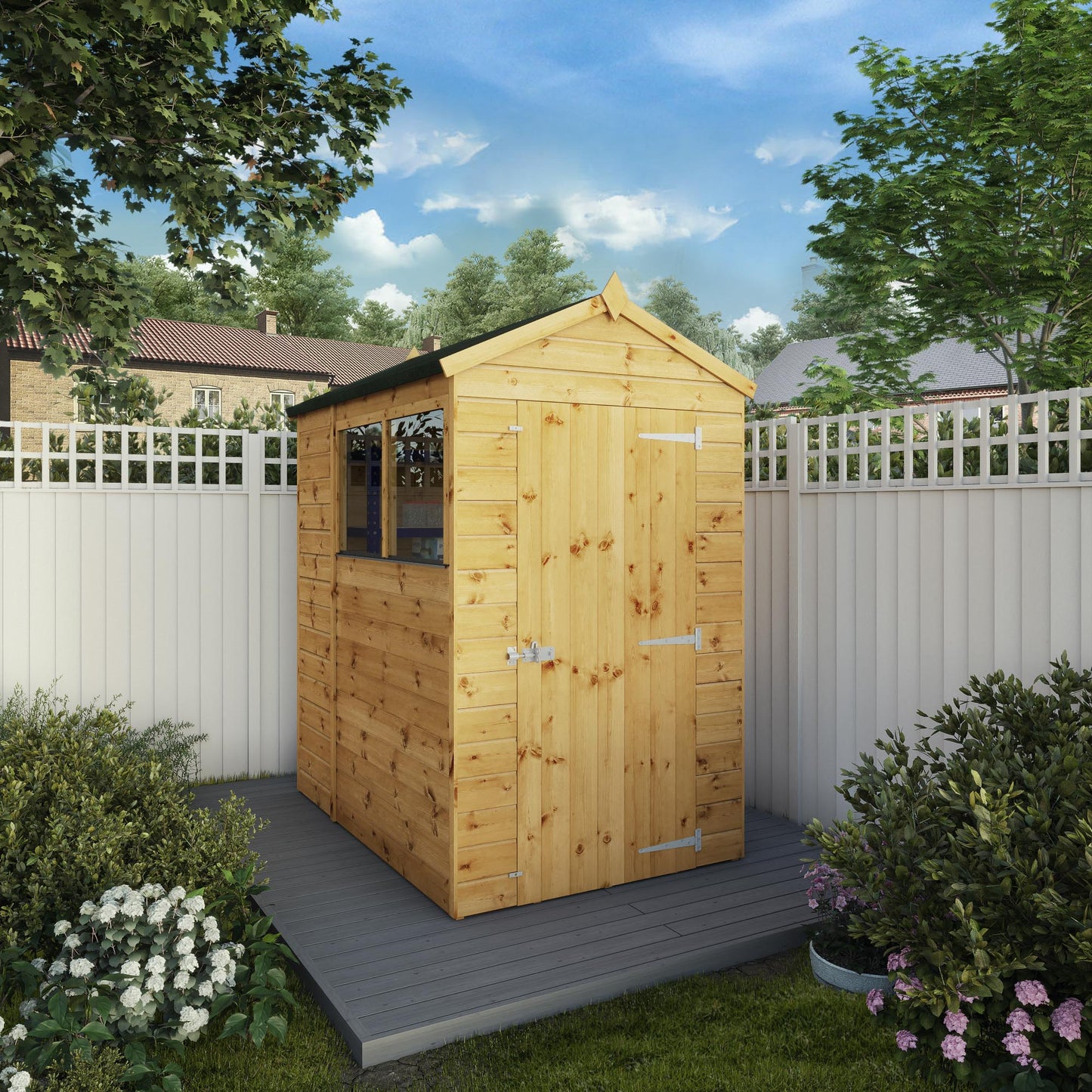Mercia 6x4 Modular Shiplap Apex