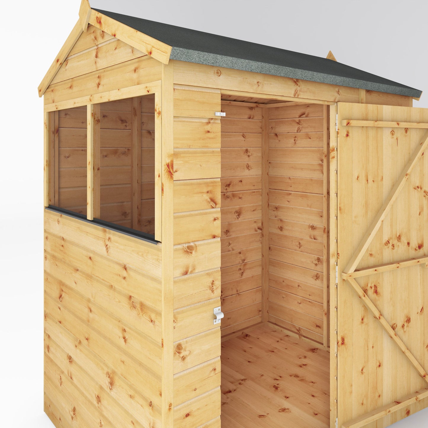 Mercia 6x4 Modular Shiplap Apex
