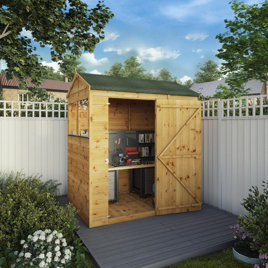 Mercia 6x4 Modular Shiplap Apex