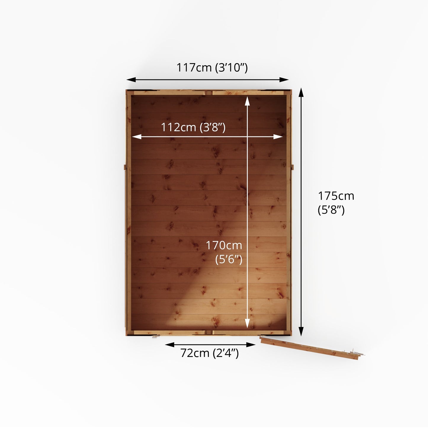 Mercia 6x4 Modular Shiplap Apex