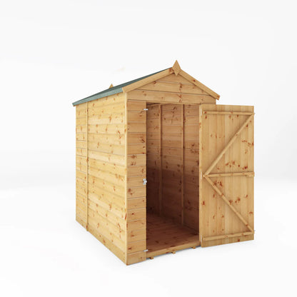 Mercia 6x4 Modular Shiplap Apex - Windowless