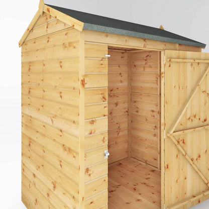 Mercia 6x4 Modular Shiplap Apex - Windowless