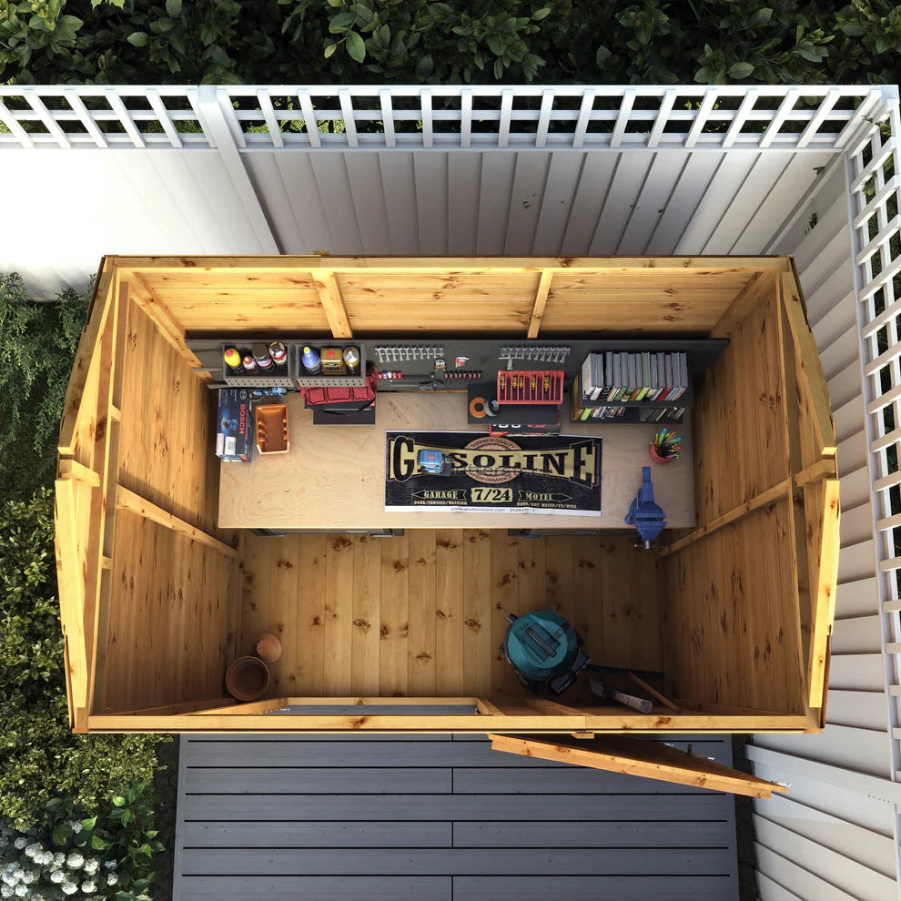 Mercia 6x4 Modular Shiplap Apex - Windowless