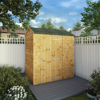 Mercia 6x4 Modular Shiplap Apex - Windowless