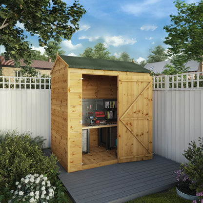 Mercia 6x4 Modular Shiplap Apex - Windowless