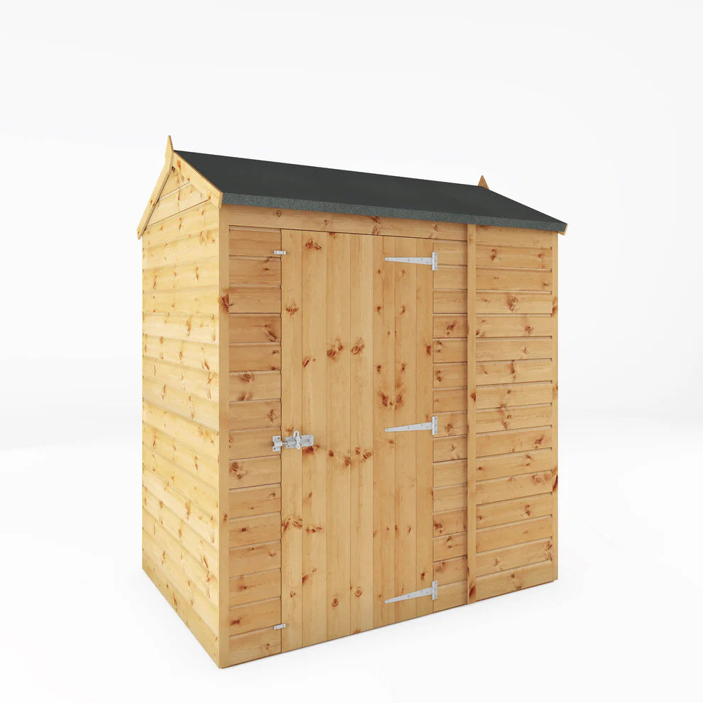 Mercia 6x4 Modular Shiplap Apex - Windowless