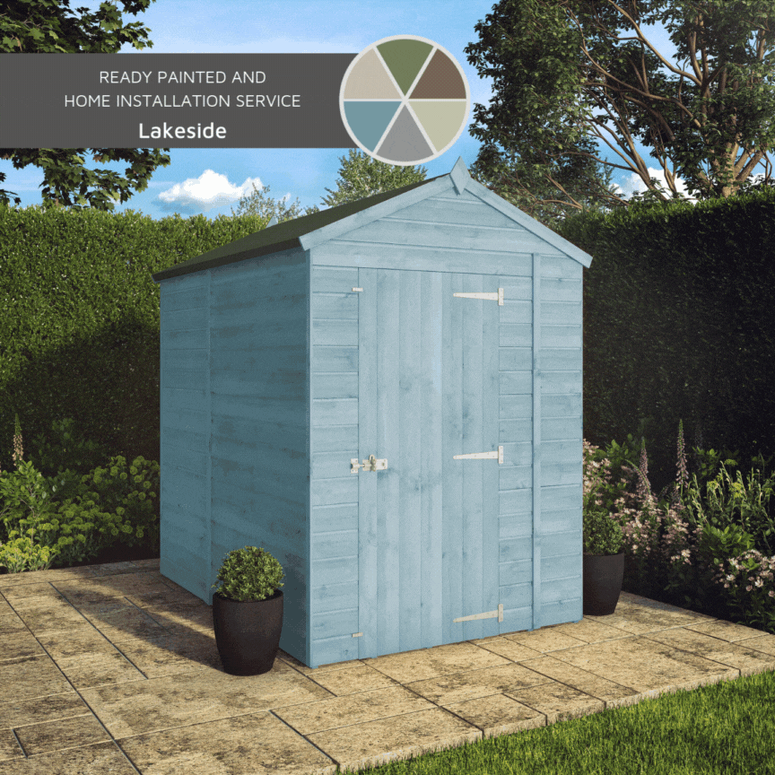 Mercia 7x5 Modular Shiplap Apex - Windowless
