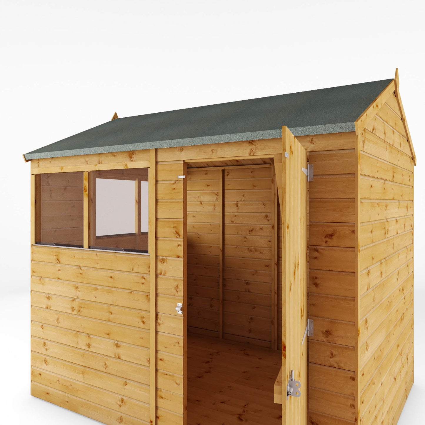 Mercia 8 x 6 Modular Shiplap Apex