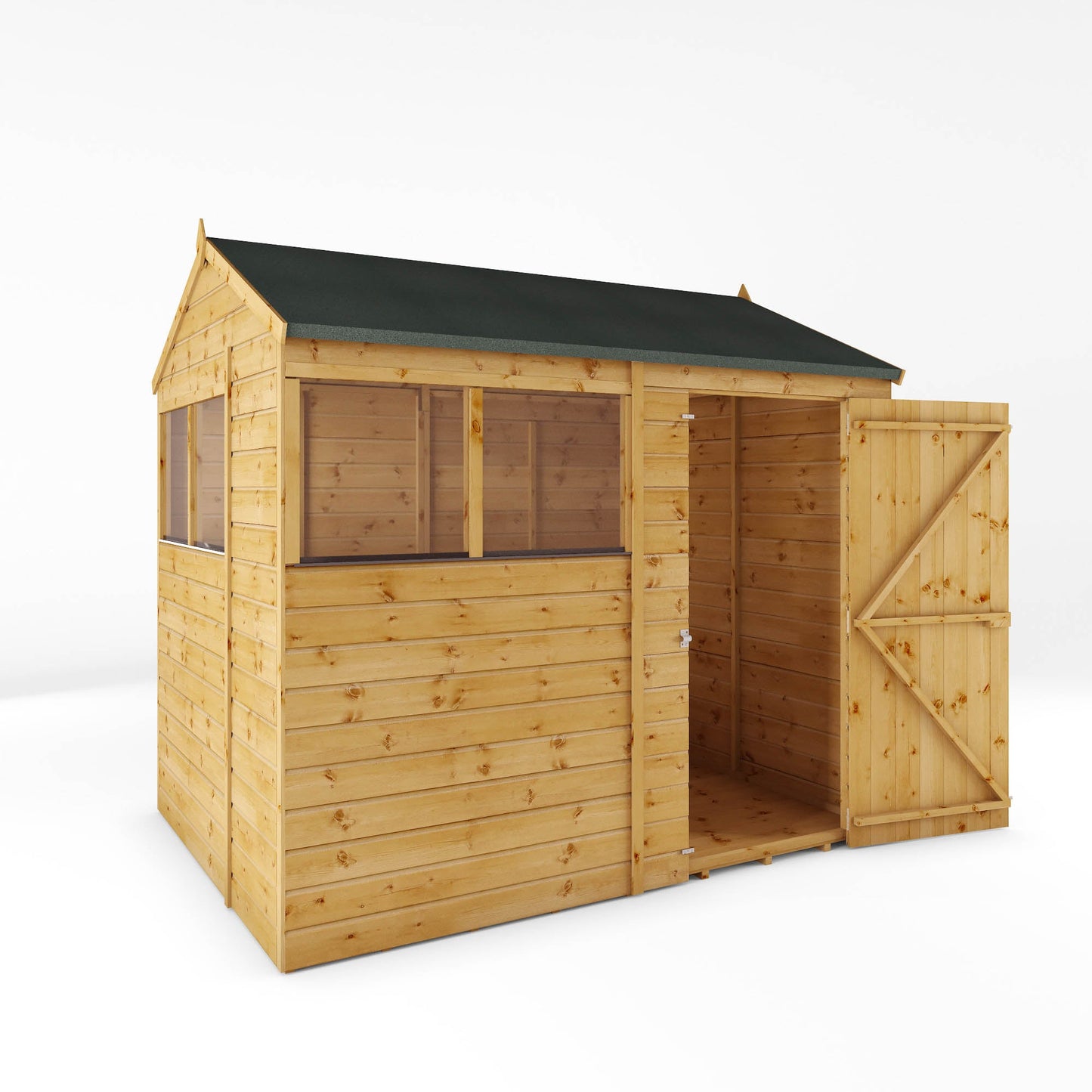 Mercia 8 x 6 Modular Shiplap Apex