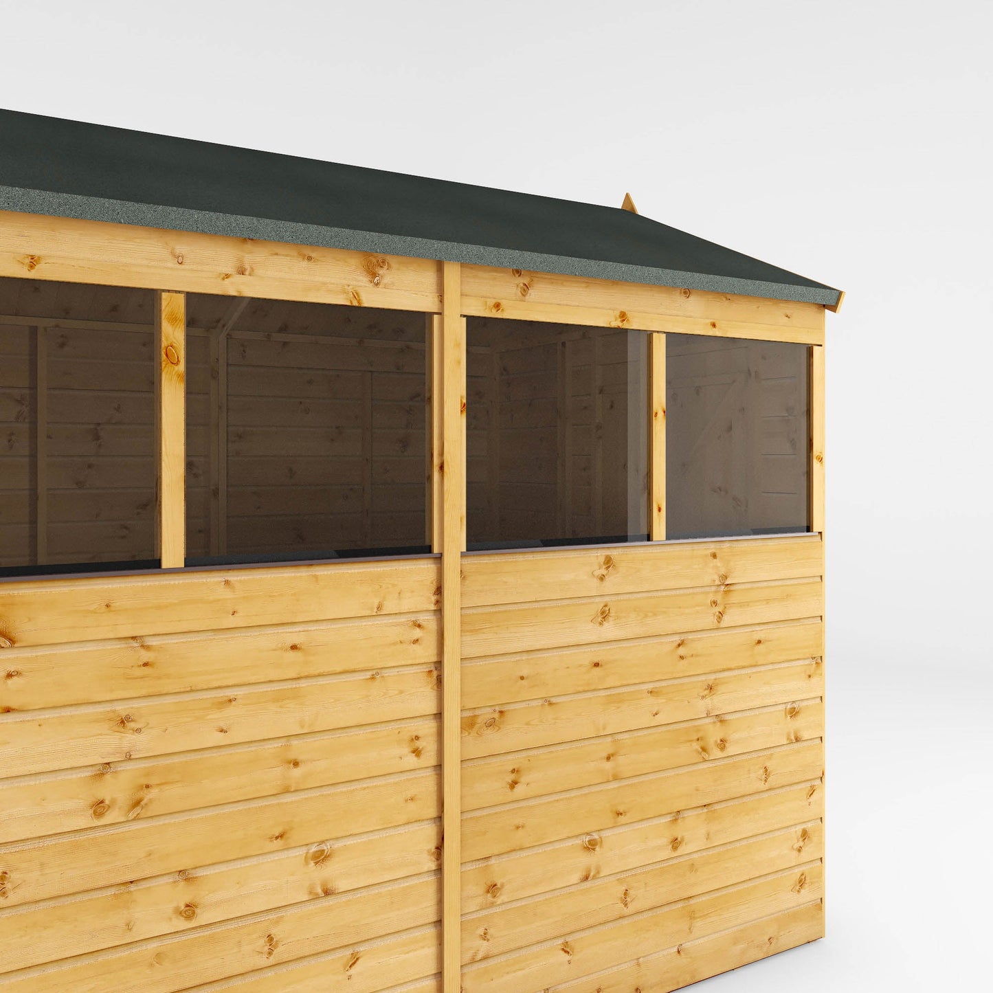 Mercia 8 x 6 Modular Shiplap Apex