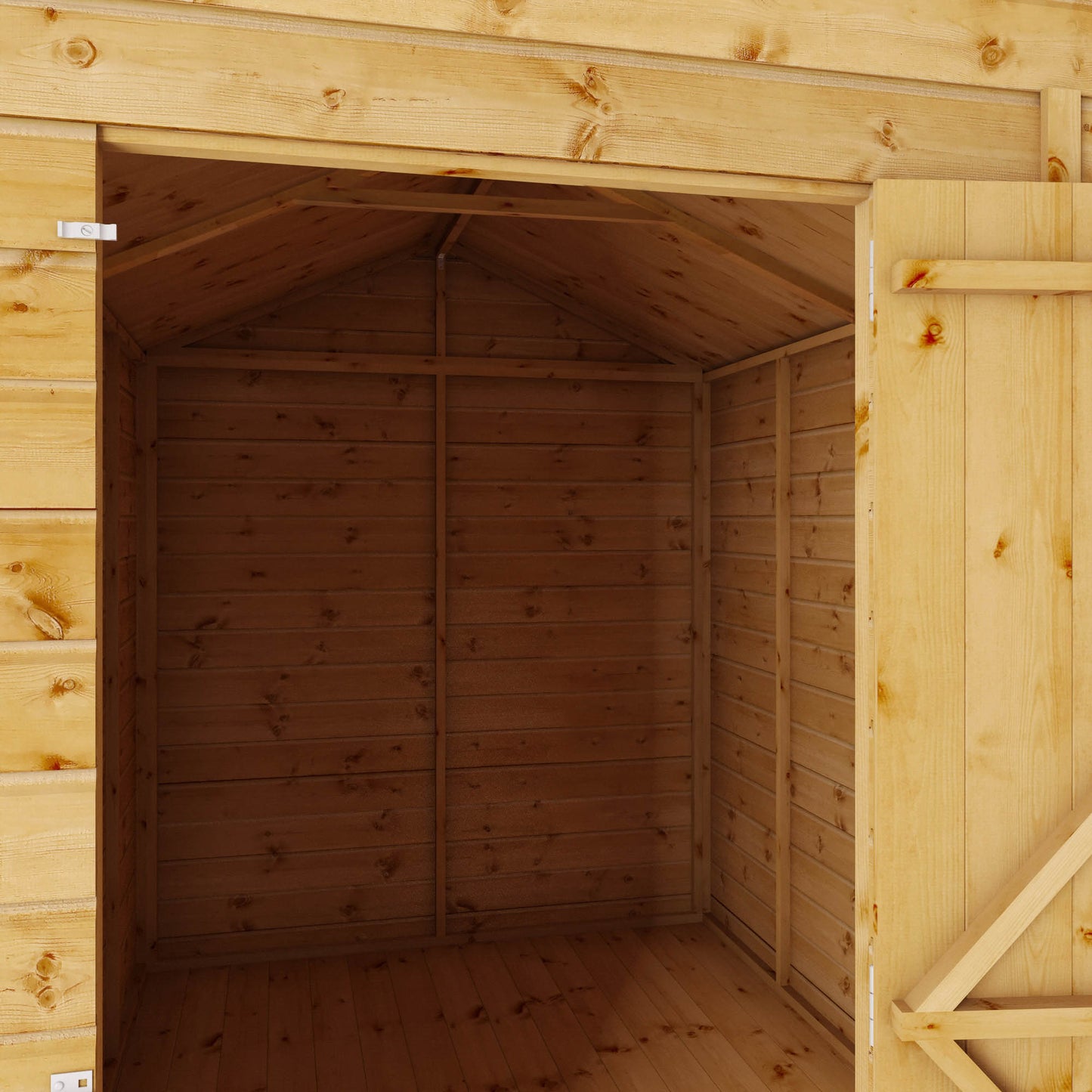 Mercia 8 x 6 Modular Shiplap Apex - Windowless