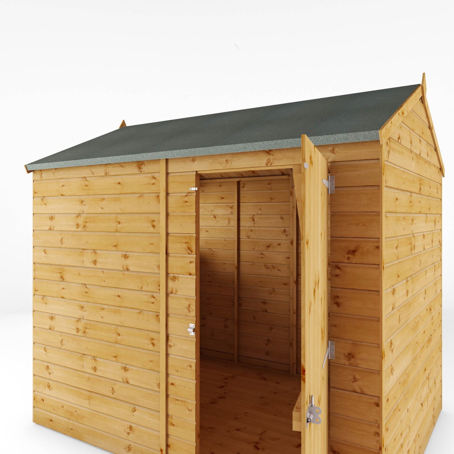 Mercia 8 x 6 Modular Shiplap Apex - Windowless