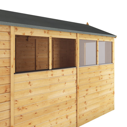 Mercia 10 x 6 Modular Shiplap Apex