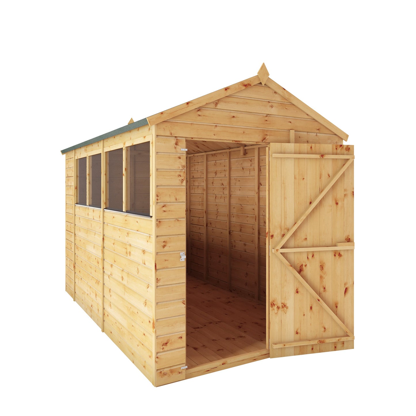 Mercia 10 x 6 Modular Shiplap Apex