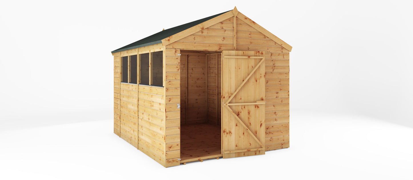 Mercia 10 x 8 Modular Shiplap Apex