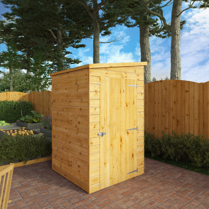Mercia 4x4 Modular Shiplap Pent - Windowless
