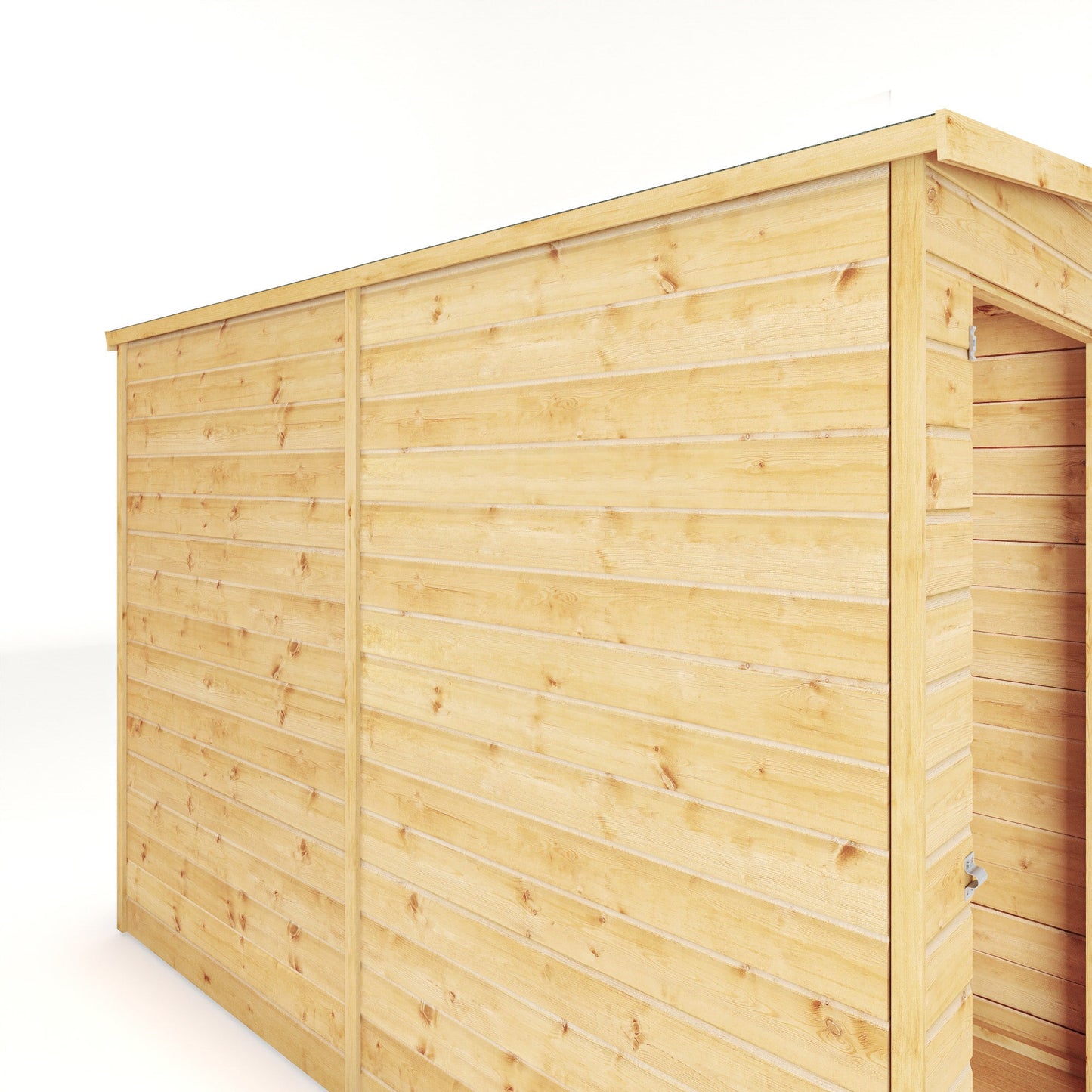 Mercia 8x4 Modular Shiplap Pent - Windowless