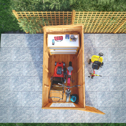 Mercia 8x4 Modular Shiplap Pent - Windowless