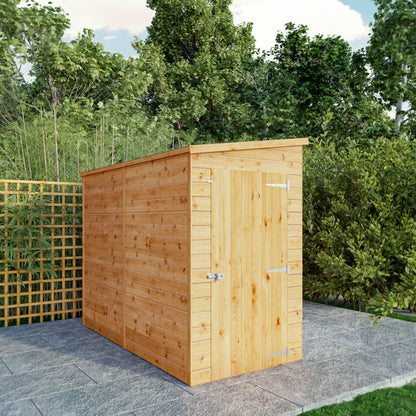 Mercia 8x4 Modular Shiplap Pent - Windowless