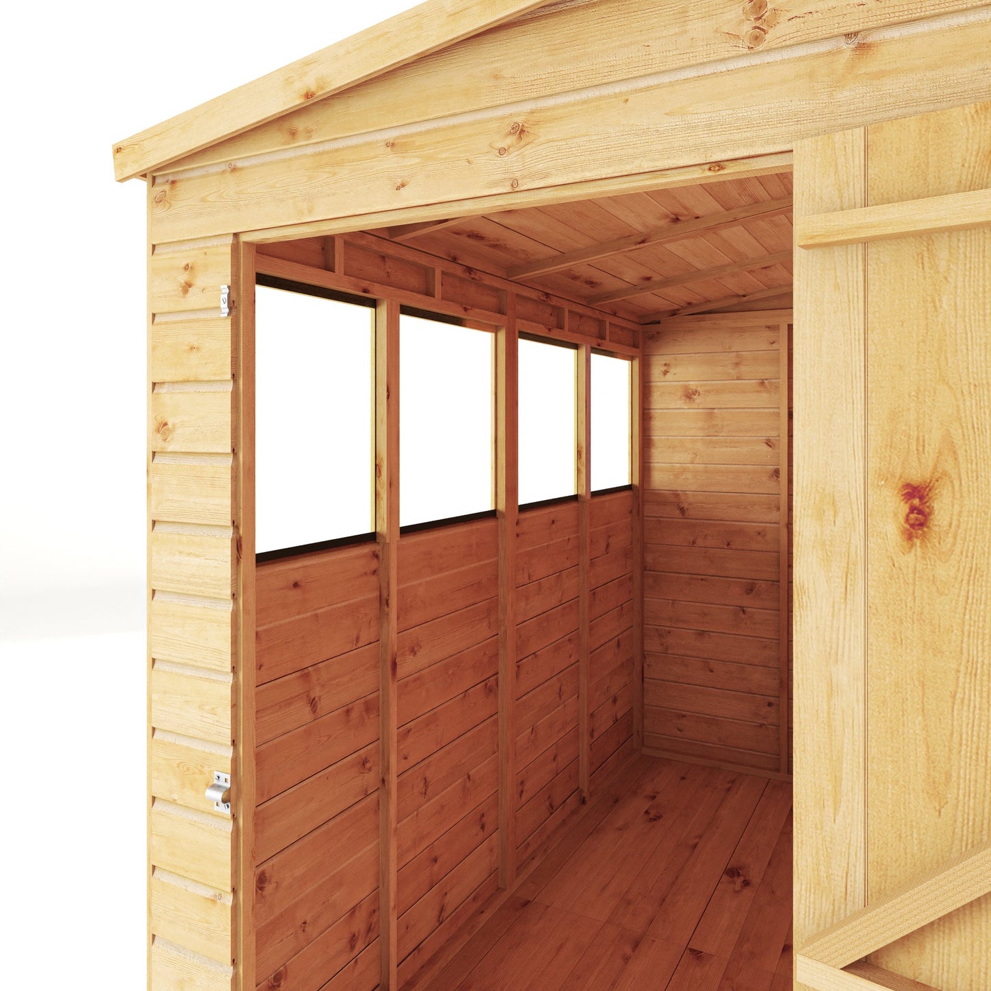 Mercia 8x4 Modular Shiplap Pent