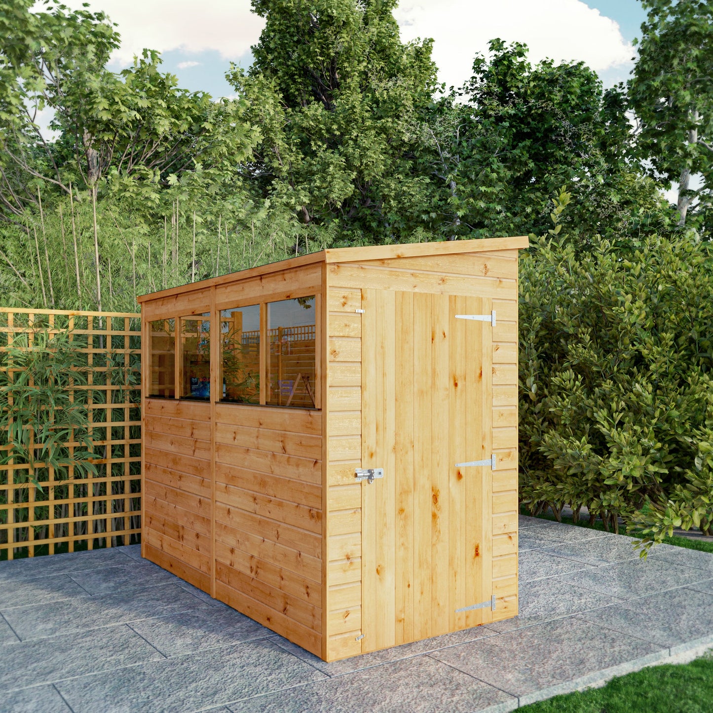 Mercia 8x4 Modular Shiplap Pent