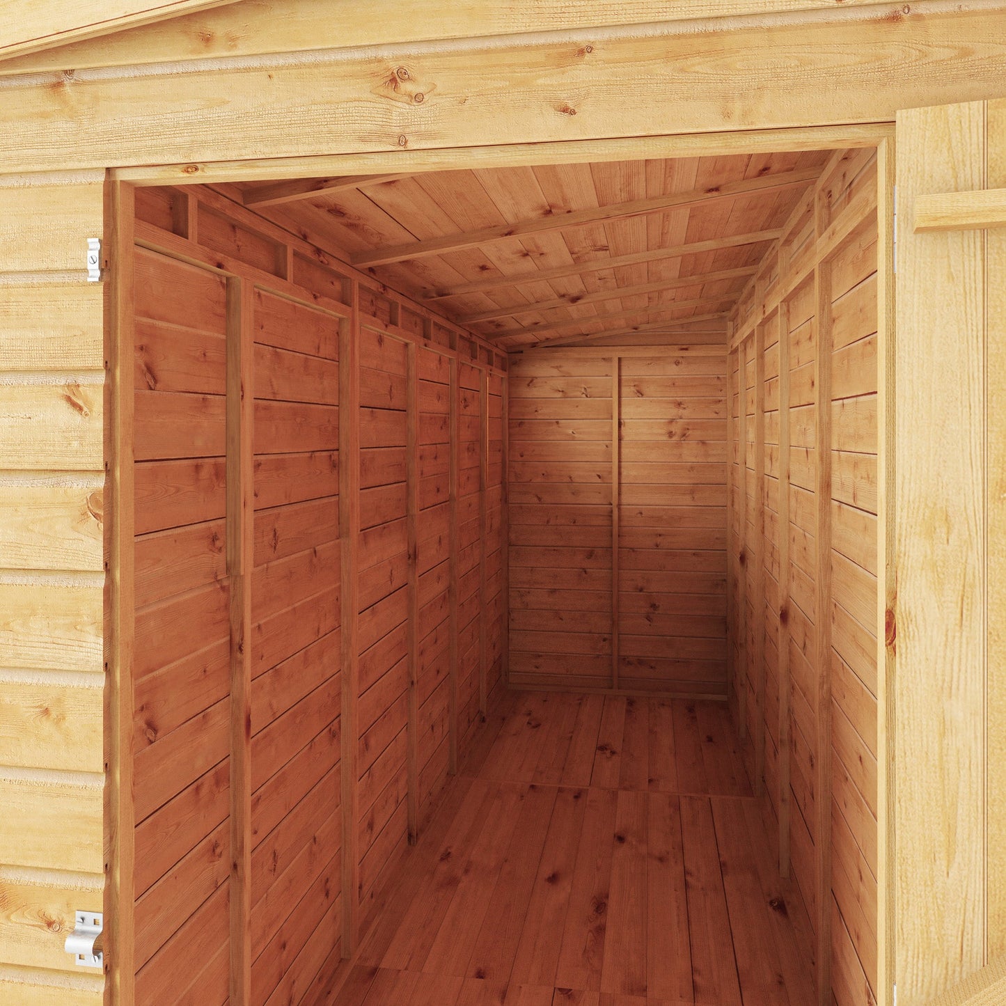 Mercia 12x4 Modular Shiplap Pent - Windowless