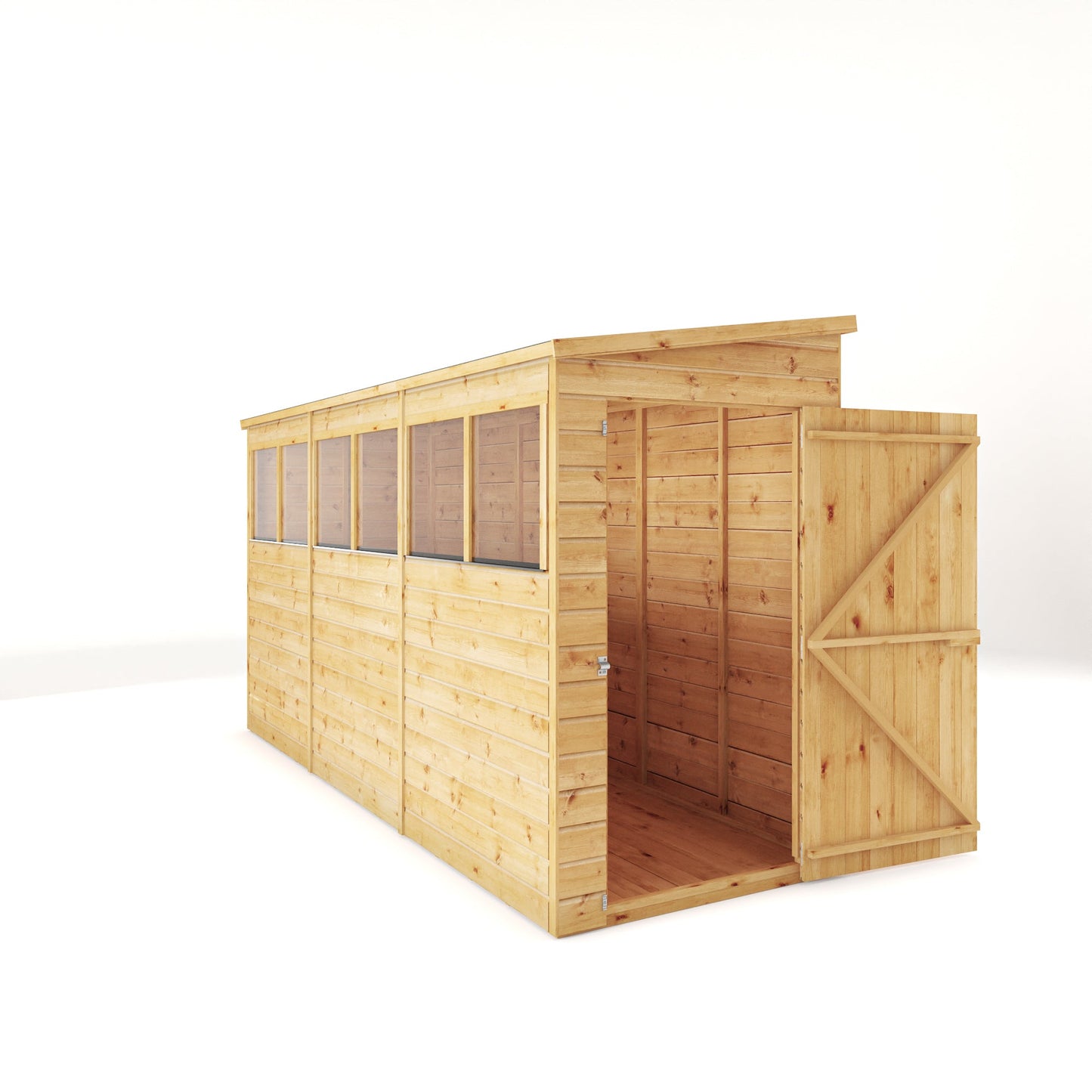 Mercia 12x4 Modular Shiplap Pent