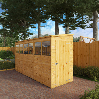 Mercia 12x4 Modular Shiplap Pent