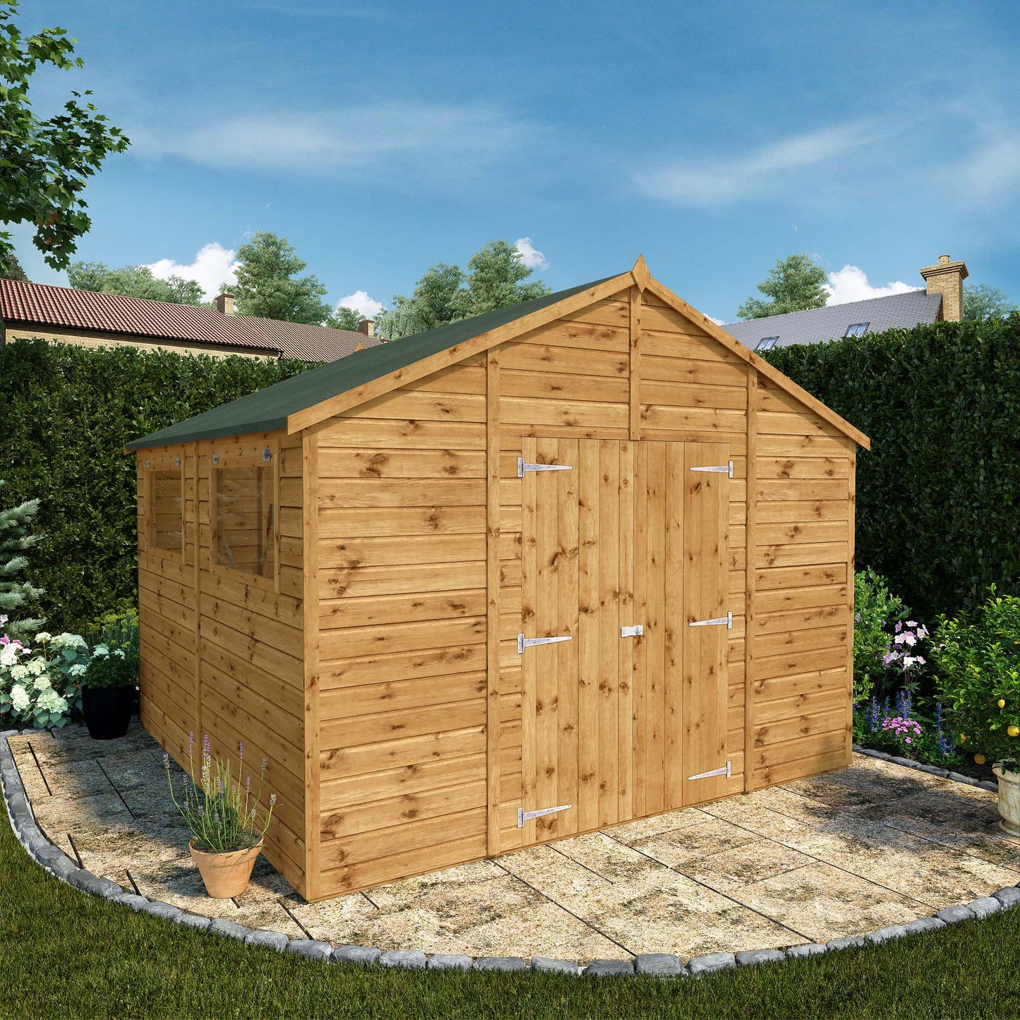 Mercia 10 x 10 Premium Shiplap Apex Workshop