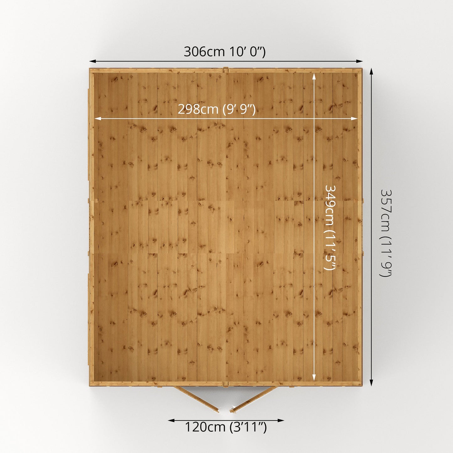 Mercia 12 x 10 Premium Shiplap Apex Workshop